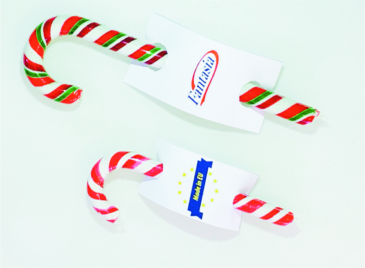 Promotion candy cane
