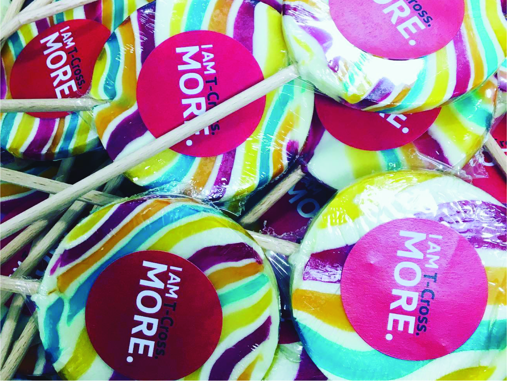 Promotional lollipops and candy canes